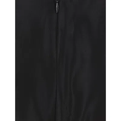 Simone Rocha Taffeta Circle Midi Skirt In Black