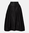 Simone Rocha Taffeta Midi Skirt