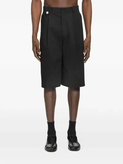 Simone Rocha Tailored Wide-leg Shorts In Blue