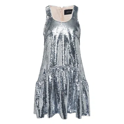 SIMONE ROCHA TAPERED BACK PEPLUM MINI DRESS