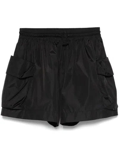 Simone Rocha Technical-jersey Shorts In 黑色