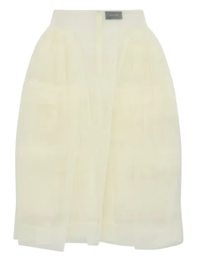 Simone Rocha Textured Skirt In Neutral