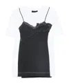 Simone Rocha Top-print T-shirt In Black