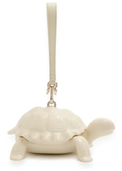 Simone Rocha Tortoise Acrylic Cross-body Bag In White