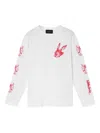 Simone Rocha Tortoise & Hare Long-sleeve T-shirt In White