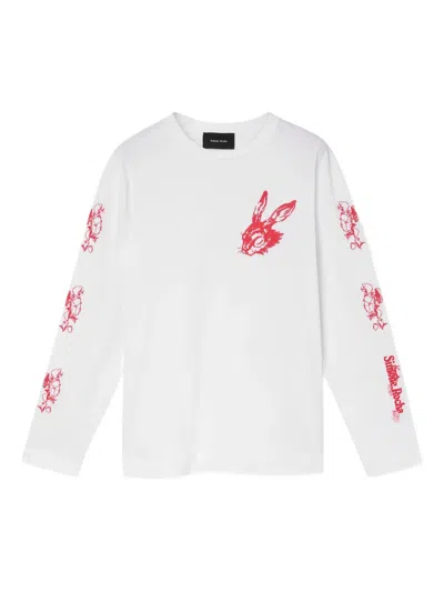 Simone Rocha Tortoise & Hare Long-sleeve T-shirt In White