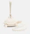Simone Rocha Womens Cream Tortoise Perspex Cross-body Bag In White