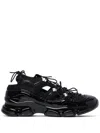 Simone Rocha Black Beaded Classic Tracker Sneakers In Black