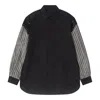 Simone Rocha Trapped Lace Patchwork Easy Shirt In Black