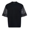 Simone Rocha Trapped Lace Patchwork T-shirt In Black