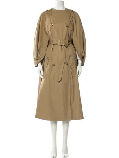 Pre-owned Simone Rocha Trench Coat In Neutral