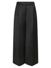Simone Rocha Pantalon De Tailleur Ample En Laine Mélangée In Grey