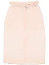 Simone Rocha Ruffle-waisted Skirt In Pink