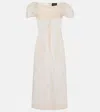 Simone Rocha Tulle Midi Dress In Orange