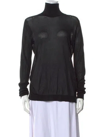 Pre-owned Simone Rocha Turtleneck Sweater In Black