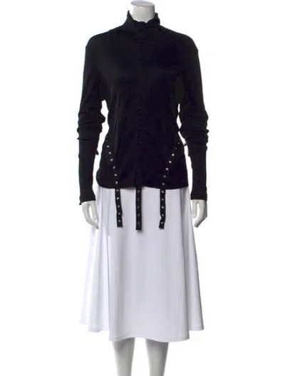 Pre-owned Simone Rocha Turtleneck Sweater In Black