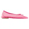 Simone Rocha Tutu Frill Ballerinas In Pink