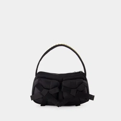 SIMONE ROCHA UTILITY BOW CROSSBODY - SIMONE ROCHA - NYLON - BLACK