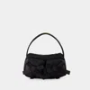Simone Rocha Utility Bow Zipped Shoulder Bag In Black