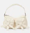 Simone Rocha Schultertasche Utility Bow Mit Zierperlen In Beige