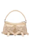 Simone Rocha Utility Bow Faux Pearl-embellished Shell Shoulder Bag