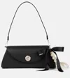 Simone Rocha Valentine Embellished Leather Shoulder Bag In Black