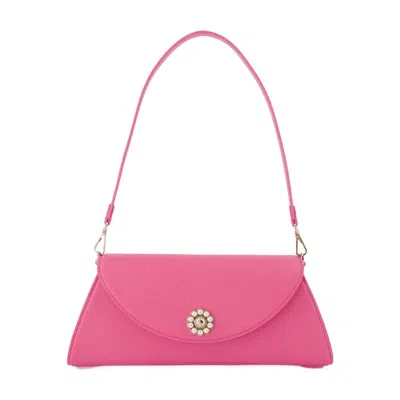 SIMONE ROCHA SIMONE ROCHA VALENTINE SHOULDER BAG - LEATHER - PINK