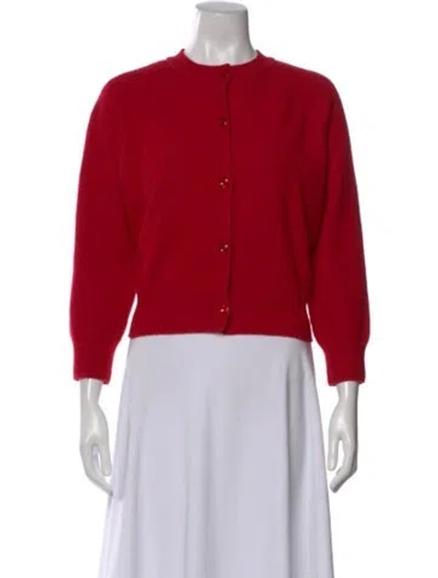 Pre-owned Simone Rocha Virgin Wool Crew Neck Sweater In Red