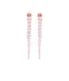 Simone Rocha Water Drop Earrings In Pink