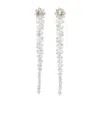 Simone Rocha Water Drop Earrings In White