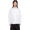 Simone Rocha Cotton Relaxed Pocket Shirt In White/pearl