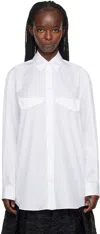 Simone Rocha White Button Shirt In White