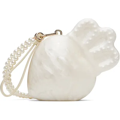 Simone Rocha ホワイト Pearl Claddagh クロスボディバッグ