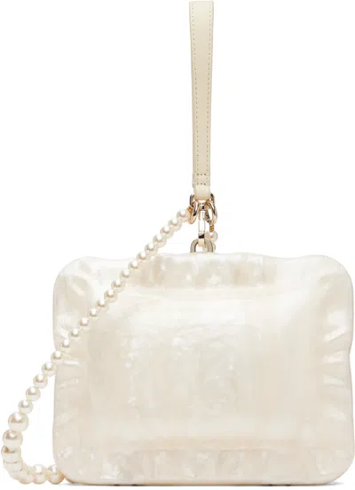 Simone Rocha White Pearl Crossbody Pillowcase Bag
