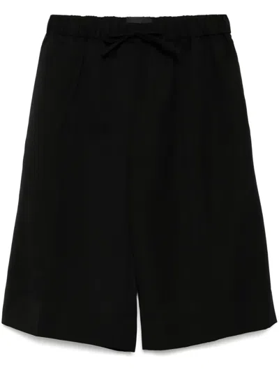Simone Rocha Weite Shorts Mit Elastischem Bund In Black