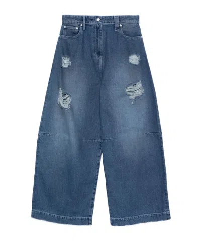 SIMONE ROCHA WIDE-LEG JEANS