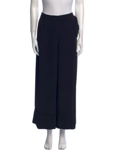 Pre-owned Simone Rocha Wide Leg Pants In Black