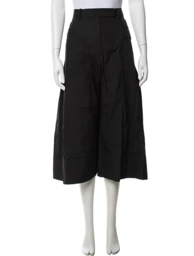 Pre-owned Simone Rocha Wide Leg Pants In Black