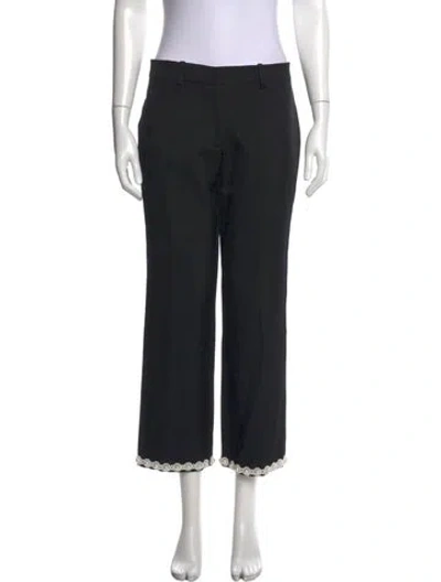 Pre-owned Simone Rocha Wide Leg Pants In Black