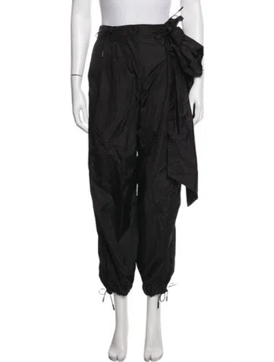 Pre-owned Simone Rocha Wide Leg Pants In Black