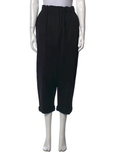 Pre-owned Simone Rocha Wide Leg Pants In Black