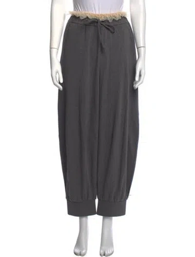 Pre-owned Simone Rocha Wide Leg Pants In Grey