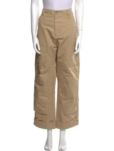 Pre-owned Simone Rocha Wide Leg Pants In Neutral