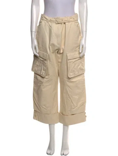 Pre-owned Simone Rocha Wide Leg Pants In Neutral