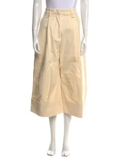 Pre-owned Simone Rocha Wide Leg Pants In Neutral