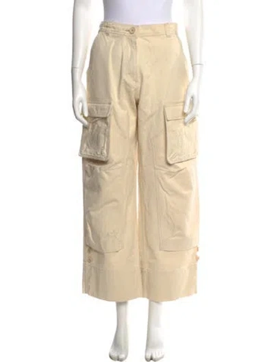 Pre-owned Simone Rocha Wide Leg Pants In Neutral