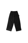 Simone Rocha Wide Leg Puddle Denim Jeans W/ Emb Black