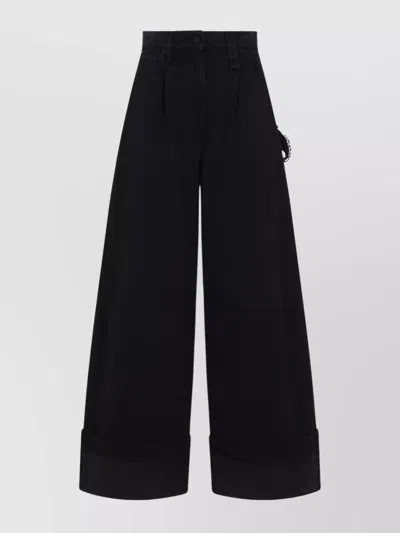 SIMONE ROCHA WIDE LEG PUDDLE JEANS