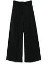 Simone Rocha Wide-leg Puddle Trousers In Black