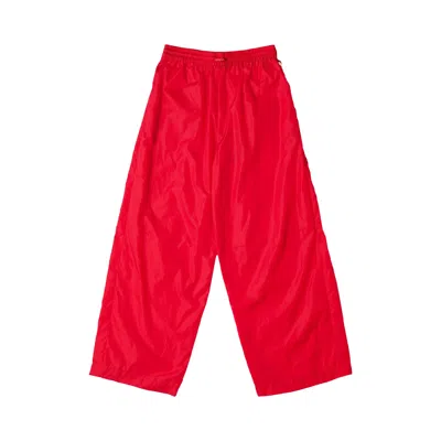 Pre-owned Simone Rocha Wide Leg Track Pant 'red' | Men's Size M